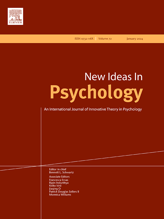 Go to journal home page - New Ideas in Psychology